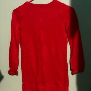 GAP Dresses - Gap kids girls red sweater with sequin hearts GAP Dresses - Gap kids girls red sweater with sequin hearts